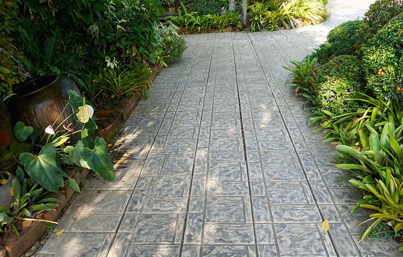 rustic paver walkway designs